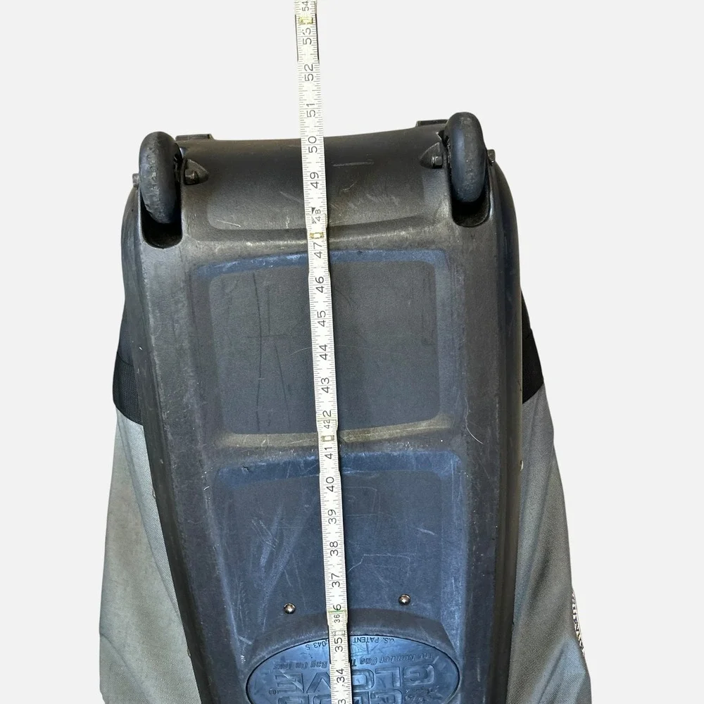 Club Glove Gorpcore Rolling Golf Travel Bag Large Cordura Sporty Grey